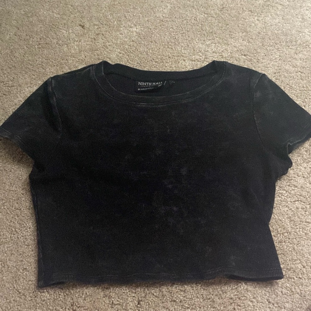 Black crop top